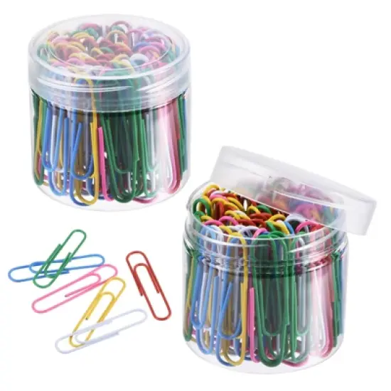 Unique Bargains Medium Size Metal Prevent Tearing Pages Home Office Paper Clip image {6}