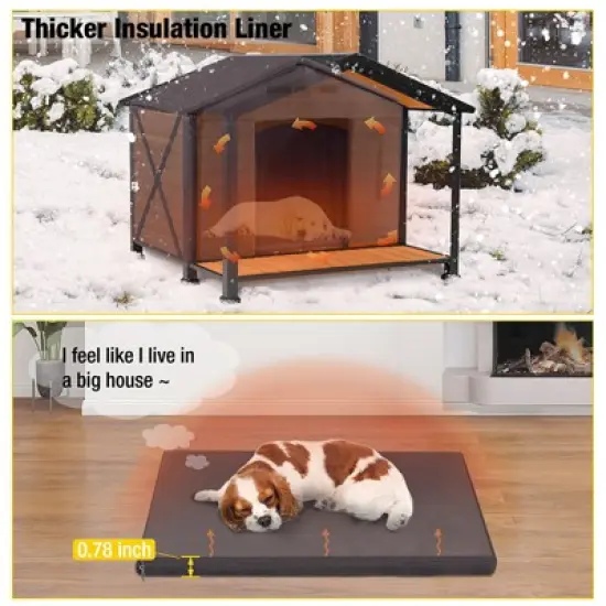 Aivituvin Waterproof Insulated Dog House| Liner Inside-AIR88-IN/89-IN image {3}