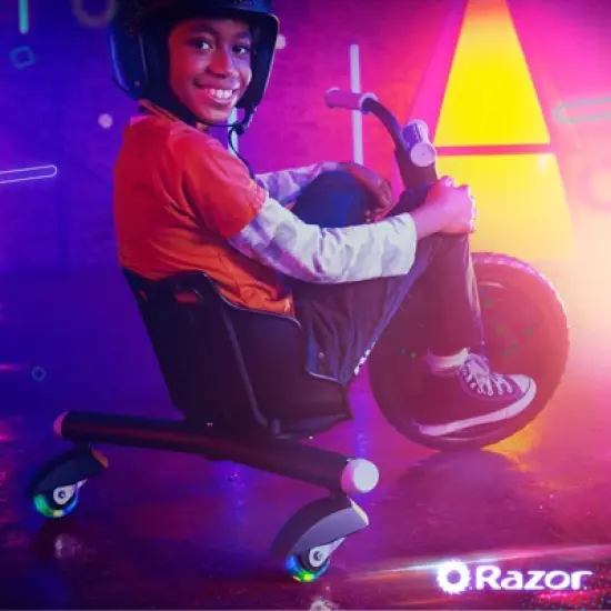 Razor Lightshow RipRider 16" Kids' Trike - Black image {10}