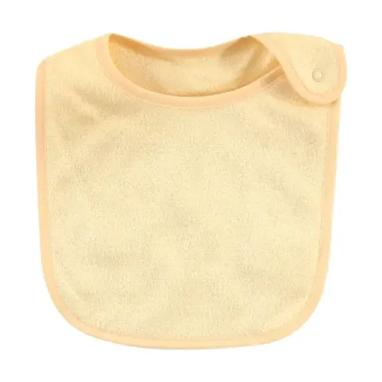 Hudson Baby Infant Unisex Rayon from Bamboo Terry Bibs, Soft Neutral, One Size image {3}