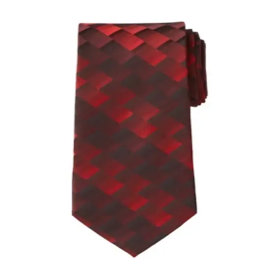 KingSize Men's Big & Tall  Extra Long Classic Geo Tie Necktie image {14}