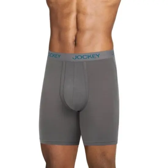 Jockey Men's Chafe Proof Pouch Ultra Soft Modal 6" Boxer Brief image {9}