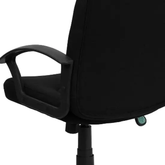 Emma and Oliver Mid-Back Fabric Executive Swivel Office Chair with Nylon Arms image {4}