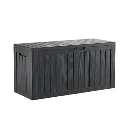 Decksplore 80 Gallon Deck Box Indoor/Outdoor Storage Box  Space-Saving All-Weather image {15}