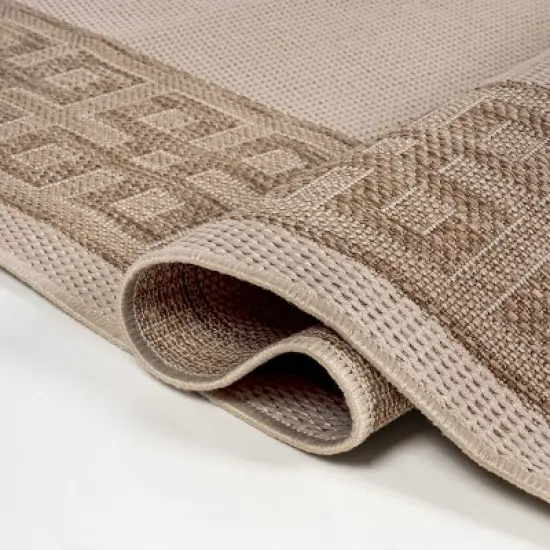 JONATHAN Y Athena Classic Geometric Border Indoor/Outdoor Area Rug image {4}