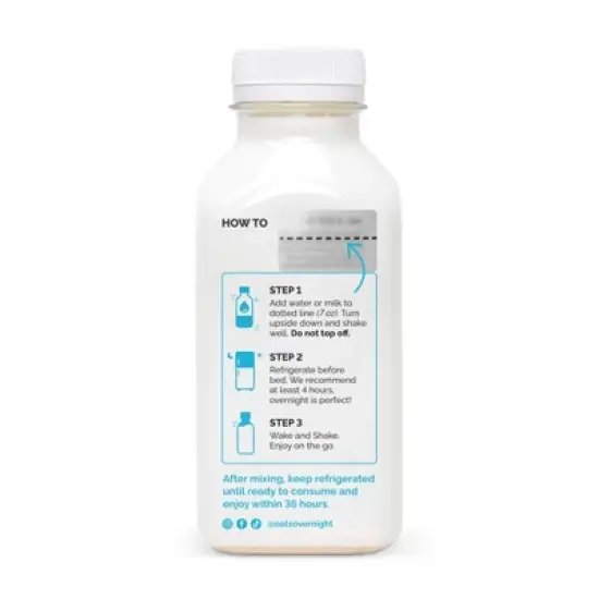Oats Overnight Shake Birthday Cake - 2oz image {3}