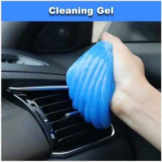 Aoibox 15Pcs Car Interior Cleaning Kit with Windshield Cleaner, Detailing Brushes, Microfiber Towels & Cleaning Gel for Car Care image {3}