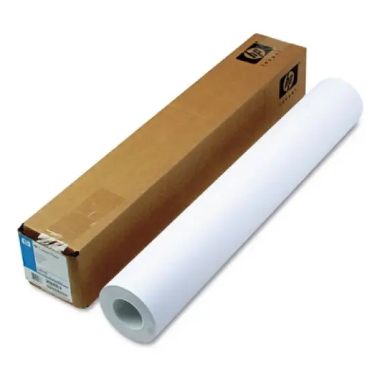 HP DesignJet Inkjet Large Format Paper, 4.5 mil, 24" x 150 ft, Coated White image {1}