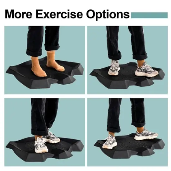 Costway Portable Anti-Fatigue Standing Mat W/Massage Points Diverse Terrain Home Office image {4}