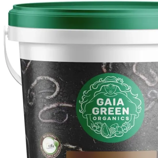 GAIA GREEN 2 Liters All-Purpose Worm Castings Powder for Improved Soil Quality, Recommended for Household Plants, Urban Gardens, Lawns & Greenhouses image {1}