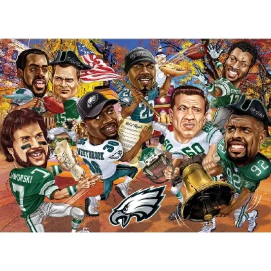 NFL Philadelphia Eagles All Time Greats 500pc Puzzle Game image {2}