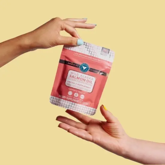 Trident Pure Catch Wild Alaska Salmon Oil Softgels - 60ct image {5}