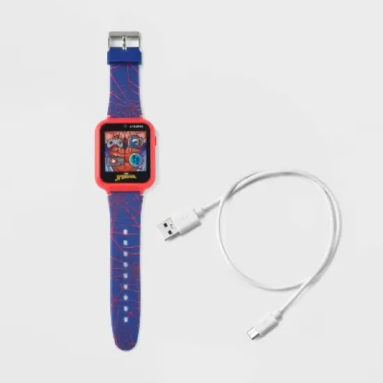 Kids' Marvel Spider-Man Interactive Watch - Blue/Red image {1}