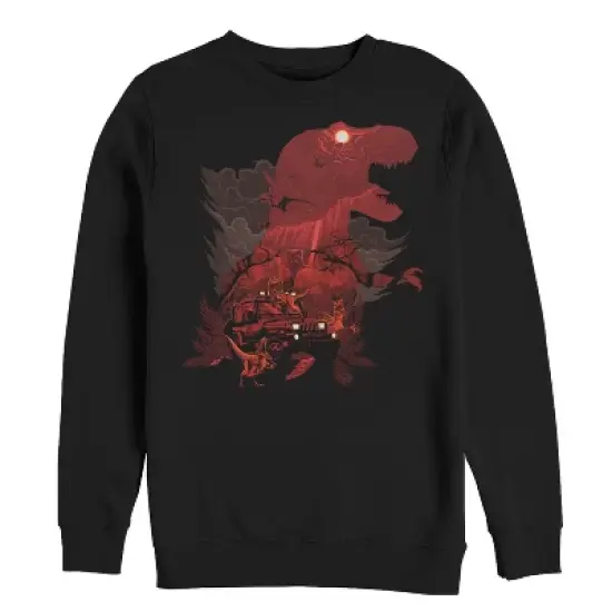 Men's Jurassic Park T. Rex Silhouette Sweatshirt image {2}