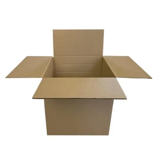 UOFFICE Pack of 25 Multi-Depth Corrugated Shipping Boxes 12" x 12" x 12" image {10}