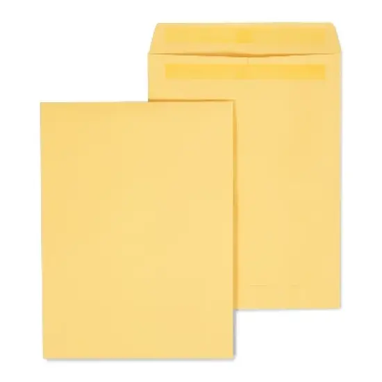 MyOfficeInnovations Self Seal Catalog Envelopes 9"L x 12"H Brown 100/Box (534800/17104) image {4}
