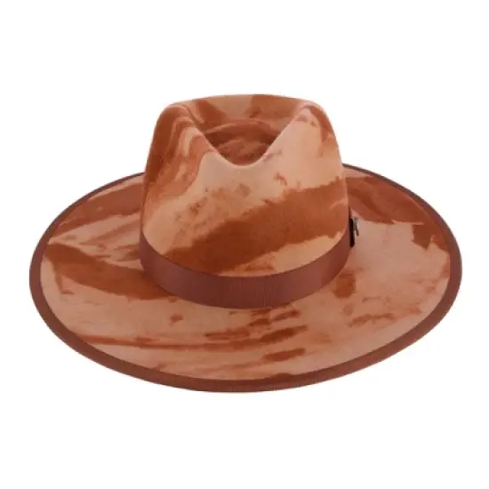 Bruno Capello Men's Macchiato Pinch Front Wool Fedora image {3}