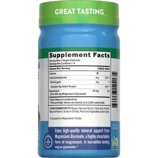 Nature's Truth Magnesium Glycinate Vegan Gummies - 28ct image {2}
