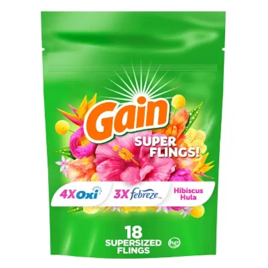 Gain Power Happy Laundry Detergent Pods - 18ct image {11}