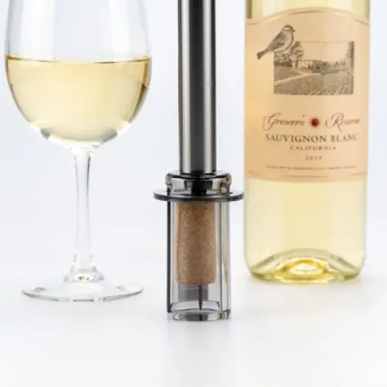 Cork Genius Air-Pump Wine Opener Wine Bottle Opener with Air Lift Technology for Bottle Opening Stainless-Steel Design - Non-Electric Wine Opener image {2}