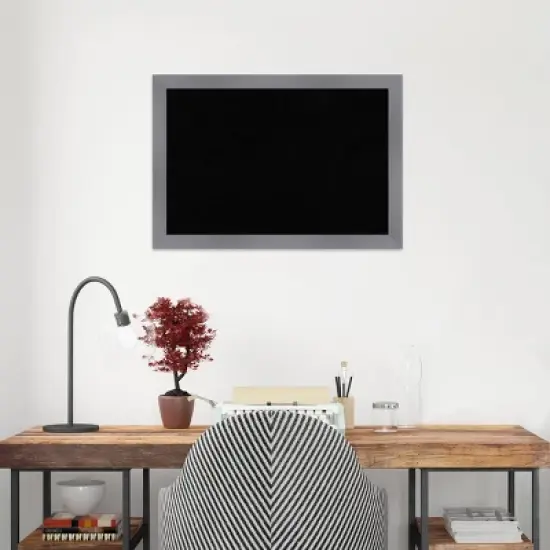 26"x18" Edwin Wood Frame Cork Board - Amanti Art image {7}