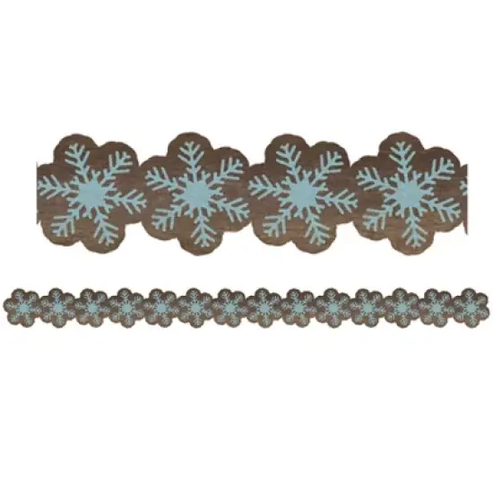 Teacher Created Resources&reg; Home Sweet Classroom Snowflakes Die-Cut Border Trim, 35 Feet Per Pack, 6 Packs image {3}