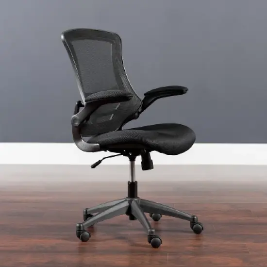 Swivel Task Chair Black - Flash Furniture image {5}