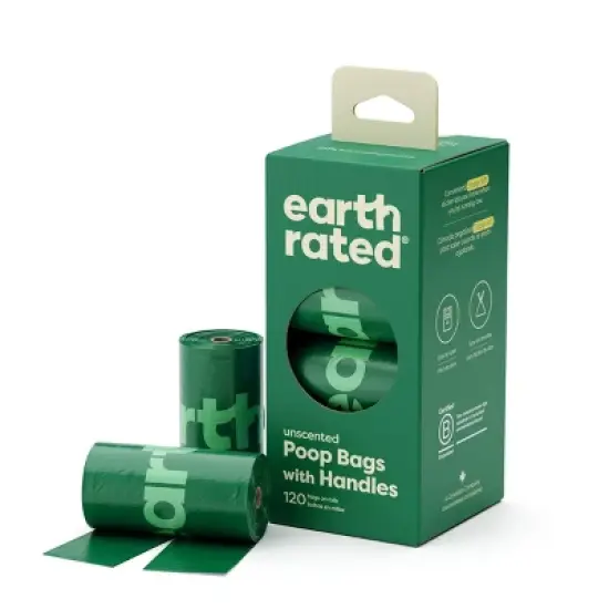 Earth Rated Unscented Dog Waste Disposal Bags Refill Rolls - 120ct image {6}