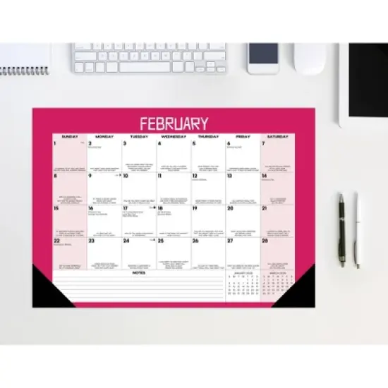 Willow Creek Press 17"x12" 2026 Bad Dad Jokes Small Monthly Deskpad image {5}