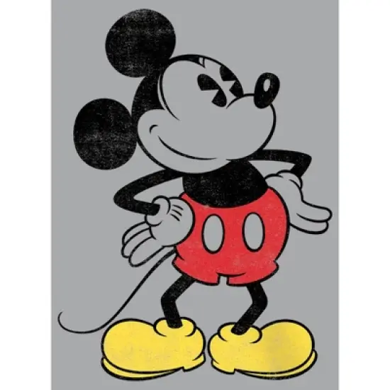 Men's Mickey & Friends Classic Mickey Distressed Sweatshirt image {1}