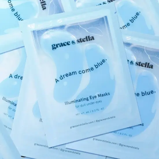 Grace & Stella Illuminating Under Eye Mask - Blue image {3}