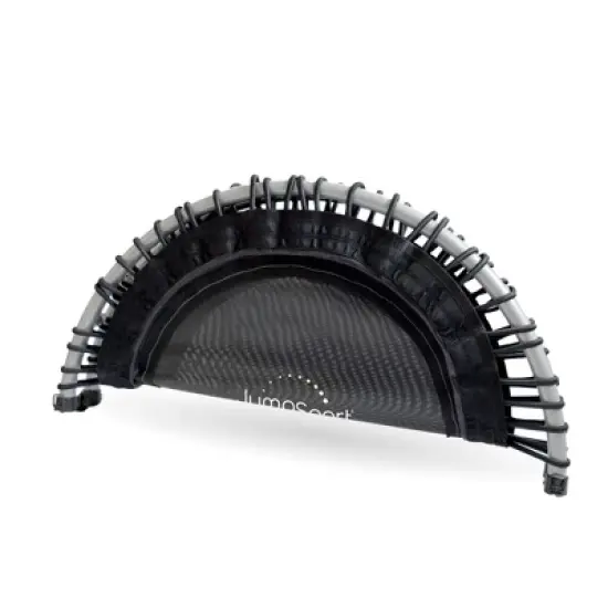 JumpSport 350f Indoor Heavy Duty Lightweight 39-Inch Folding Fitness Trampoline, Black image {2}