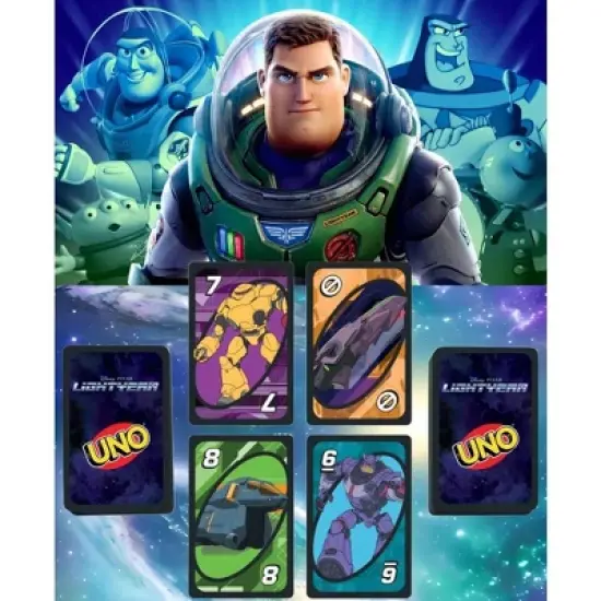 Mattel Card Games - Classic Game of UNO - Buzz Lightyear Family Game Night image {2}