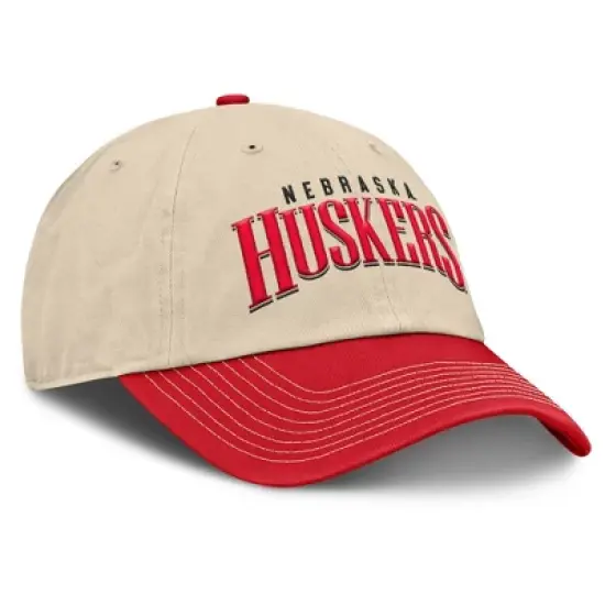 NCAA Nebraska Cornhuskers Unstructured Washed Cotton Hat image {2}