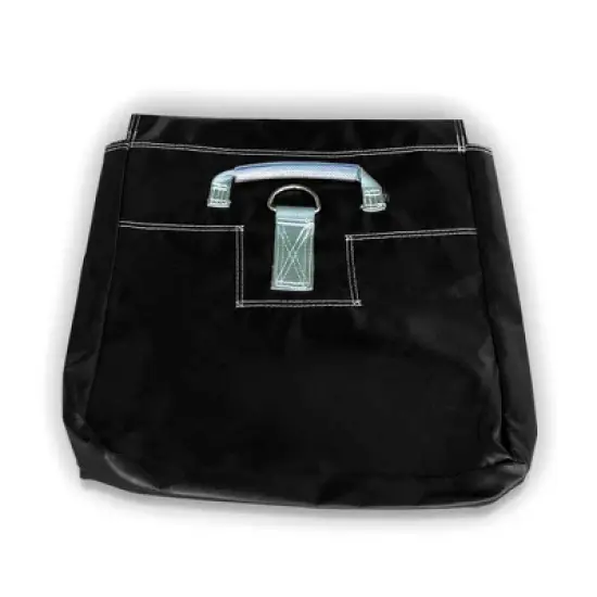 Moose Supply Vinyl Sand Bag Cover Extra Durable Strong PVC to Anchor Inflatables, Tents and More, 21"x21" 50 Pound Capacity, Black 10 Pack image {3}