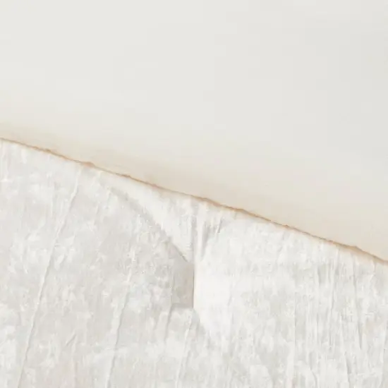 3pc Luxe Distressed Crinkle Velvet Comforter and Sham Set - Threshold&trade; image {2}