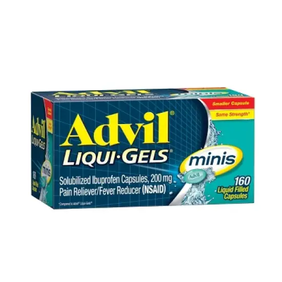 Advil Pain Reliever/Fever Reducer Liqui-Gel Minis - Ibuprofen (NSAID) image {11}
