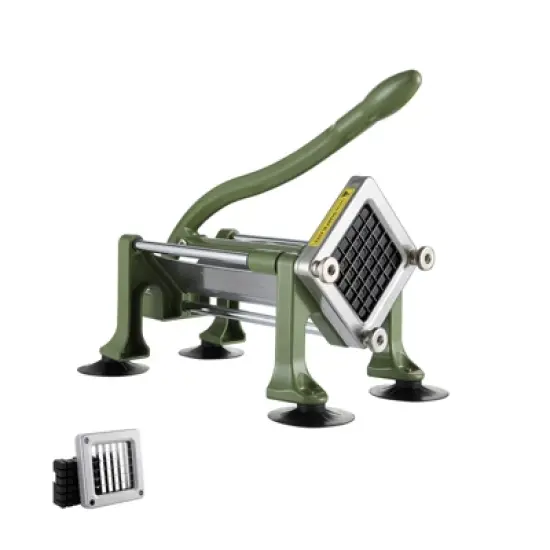 VEVOR French Fry Cutter, Potato Slicer with 1/2-Inch Stainless Steel Blade, Manual Potato Cutter Chopper with Suction Cups, Great for Potato image {8}