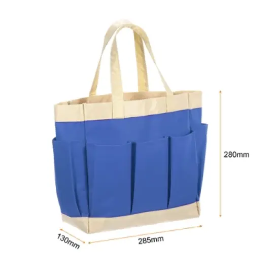 Unique Bargains 600D Oxford Waterproof Garden Tool Organizer Storage Carrier Bag 11.22" x 5.12" x 11.02" image {1}