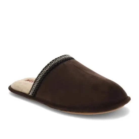 Levi's Mens Milton Nordic Microsuede Scuff House Shoe Slippers image {7}