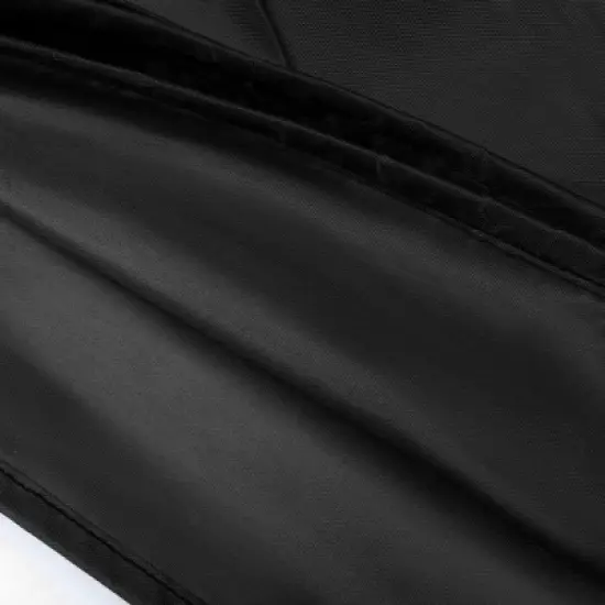 Unique Bargains Dustproof Fire pit stove Dust Cover 33.46"x33.46"x15.75" Black 1 Pc image {2}