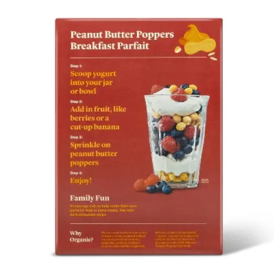 Organic Peanut Butter Poppers 10oz - Good & Gather&trade; image {2}