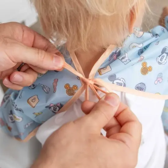 Bumkins Disney Longsleeve Bibs - Mickey and Minnie image {4}