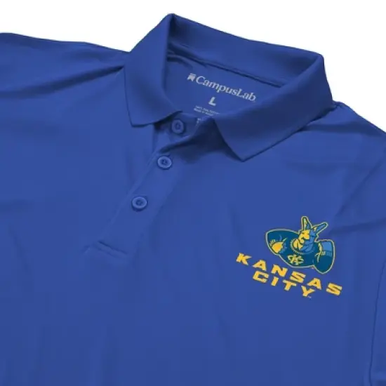 Campus Lab University of Missouri-Kansas City Adult Men's Polo Left Chest Logo image {3}