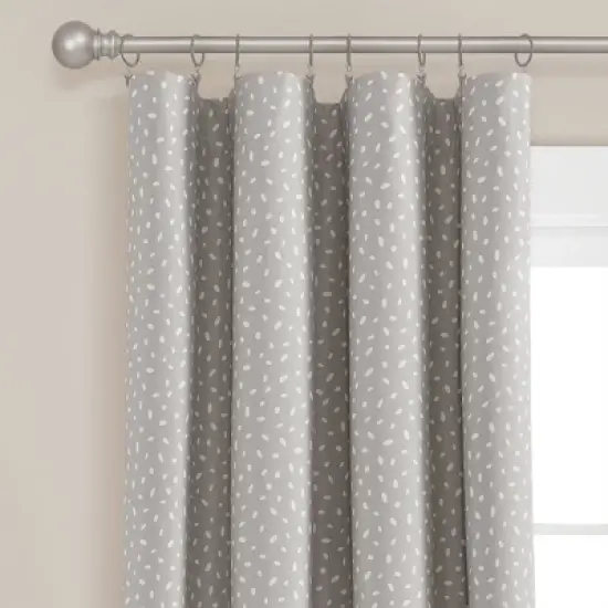 Kids' Pixie Fox Geo Blackout Single Window Curtain Panel - Lush D&eacute;cor image {1}
