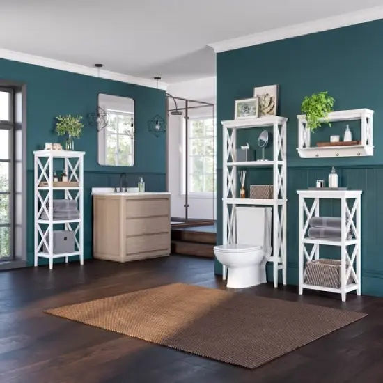 3 Hook La Crosse Wall Shelf - RiverRidge Home image {6}