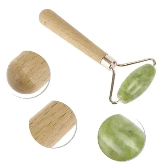 Unique Bargains Simple Portable Facial Roller Green 1 Pc image {2}