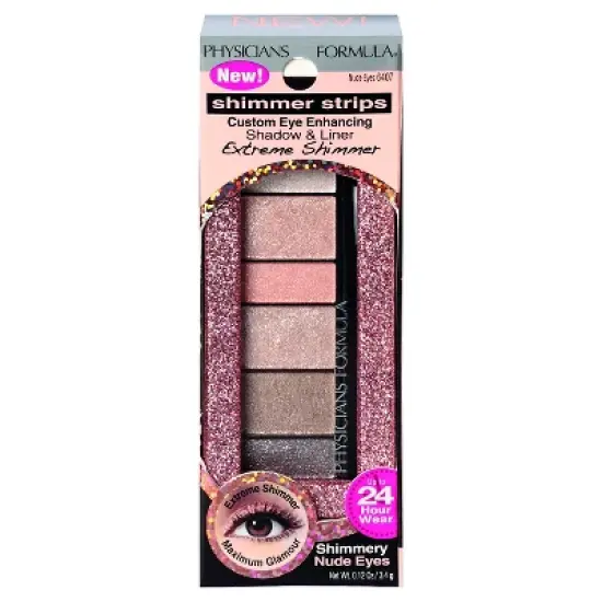 Physicians Formula Shimmer Strip Eyeshadow - Nude Eyes - 0.12oz image {1}