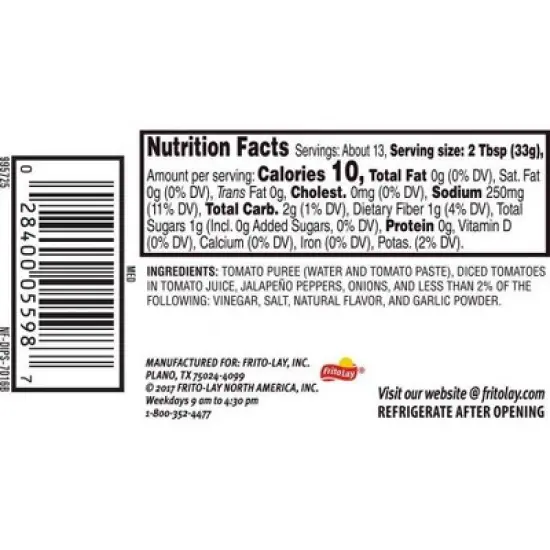 Tostitos Chunky Salsa Medium  - 15.5oz Dip image {2}