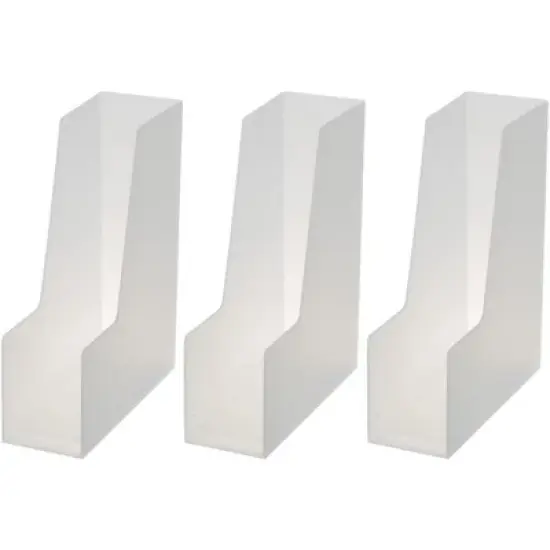 YBM Home Medium Plastic Magazine Holders, Pack of 3 image {5}